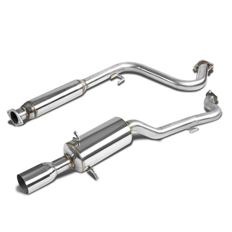 D-Motoring - Cat Back Exhaust System - W/ 3.5 Muffler Tip - Stainless Steel - 05-07 Chevy Cobalt LS/LT/LTZ/-09 G5 2.2 - 1
