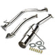 D-Motoring - Cat Back Exhaust System - W/ 4 Muffler Tip - Stainless Steel - 10-14 CRZ ZF1 - 1