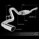 D-Motoring - Cat Back Exhaust System - W/ 4 Rolled Muffler Tip - Stainless Steel - 99-07 Chevy Silverado/Gmc Sierra 1500 - 2