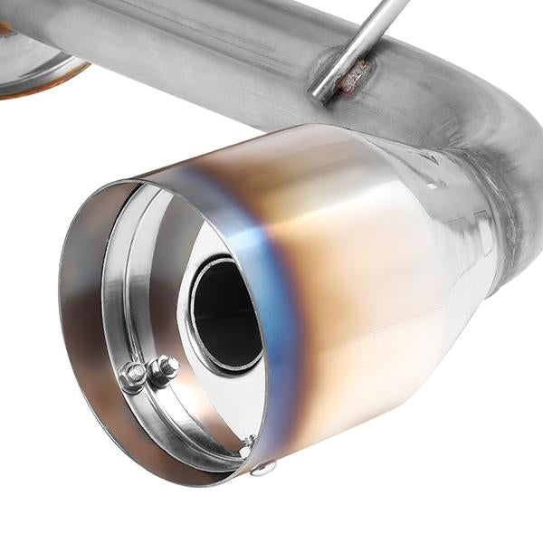 Catback Exhaust w/4.75 in. OD Burnt Muffler Tip <br>00-05 Dodge Neon SOHC Base SE SXT LE R/T ACR LX ES