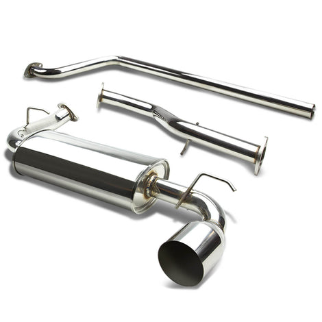 D-Motoring - Cat Back Exhaust System - W/ 4.75 Muffler Tip - Stainless Steel - 00-05 Dodge Neon SOHC A588 - 1