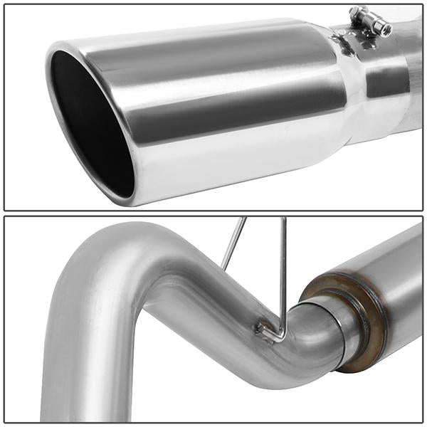 94-02 Dodge Ram 2500 3500 5.9L Turbo Diesel Cat Back Exhaust System - 5Muffler Tip - Aluminized Steel - CBE-DR-001 - 3