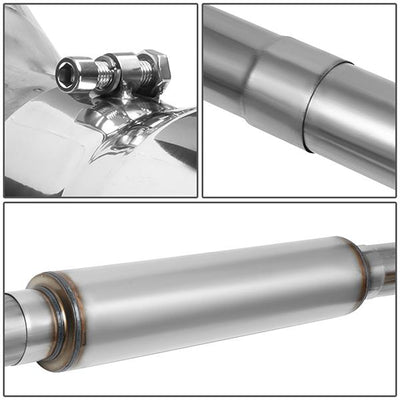 94-02 Dodge Ram 2500 3500 5.9L Turbo Diesel Cat Back Exhaust System - 5Muffler Tip - Aluminized Steel - CBE-DR-001 - 4