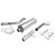 D-Motoring - Cat Back Exhaust System - W/ 3 Muffler Tip - Aluminized Steel - 04-05 Dodge Ram 1500 5.7L V8 Quad Cab - 3