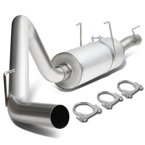 D-Motoring - Cat Back Exhaust System - W/ 3 Muffler Tip - Aluminized Steel - 06-08 Dodge Ram 1500 5.7L V8 - 1