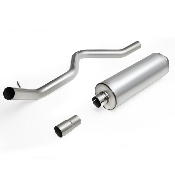 D-Motoring - Cat Back Exhaust System - W/ 3 Muffler Tip - Aluminized Steel - 94-97 Dodge Ram 1500 3.9L / 5.2L / 5.9L - 3