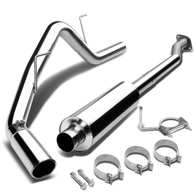 D-Motoring - Cat Back Exhaust System - W/ 3 Muffler Tip - Stainless Steel - 97-03 Ford F-150 - 1