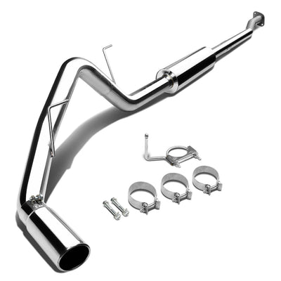 D-Motoring - Cat Back Exhaust System - W/ 3 Muffler Tip - Stainless Steel - 97-03 Ford F-150 - 3