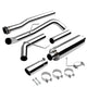 D-Motoring - Cat Back Exhaust System - W/ 3 Muffler Tip - Stainless Steel - 97-03 Ford F-150 - 5