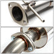 D-Motoring - Cat Back Exhaust System - W/ 4.5 Muffler Tip - Stainless Steel - 00-04 Ford Focus ZX3 / ZX5 - 4