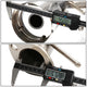 D-Motoring - Cat Back Exhaust System - W/ 4.5 Muffler Tip - Stainless Steel - 00-04 Ford Focus ZX3 / ZX5 - 5