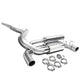 D-Motoring - 16-18 Ford Focus RS Cat Back Exhaust System - 3 - Stainless Steel - 1
