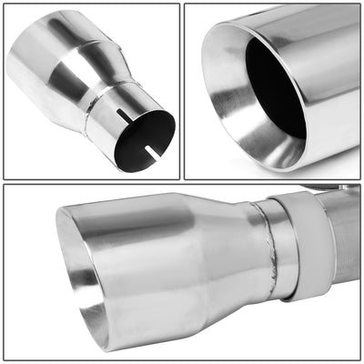 D-Motoring - 16-18 Ford Focus RS Cat Back Exhaust System - 3 - Muffler Tip - Stainless Steel - 3
