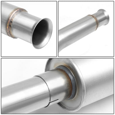 D-Motoring - 16-18 Ford Focus RS Cat Back Exhaust System - 3 - Muffler Tip - Stainless Steel - 5