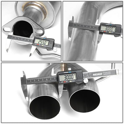 D-Motoring - 14-18 Ford Fiesta ST 1.6L Turbo Cat Back Exhaust System - 3 - Muffler Tip - 5