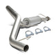 D-Motoring - Cat Back Exhaust System - W/ 2.5 Muffler Tip - Stainless Steel - 07-14 Toyota FJ Cruiser - 1