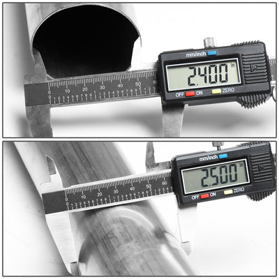 D-Motoring - Cat Back Exhaust System - W/ 2.5 Muffler Tip - Stainless Steel - 07-14 Toyota FJ Cruiser - 5