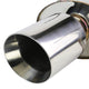 D-Motoring - Cat Back Exhaust System - W/ 4 Diagonal Muffler Tip - Stainless Steel - 11-14 Ford Mustang V6 - 2