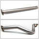 D-Motoring - Cat Back Exhaust System - W/ 4 Diagonal Muffler Tip - Stainless Steel - 11-14 Ford Mustang V6 - 4