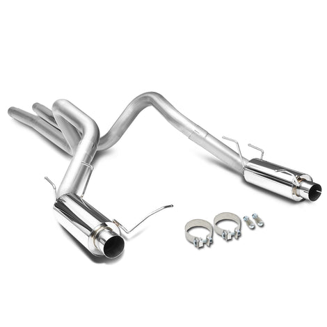 D-Motoring - 11-14 Ford Mustang 5.0L Cat Back Exhaust System - 3 - Muffler Tip - Dual - 1
