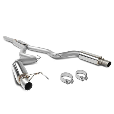 D-Motoring - 15-18 Ford Mustang 2.3L Ecoboost Cat Back Exhaust System - 3 - 1