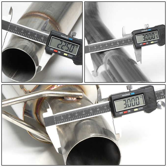 D-Motoring - 15-18 Ford Mustang 2.3L Ecoboost Cat Back Exhaust System - 3 - 5