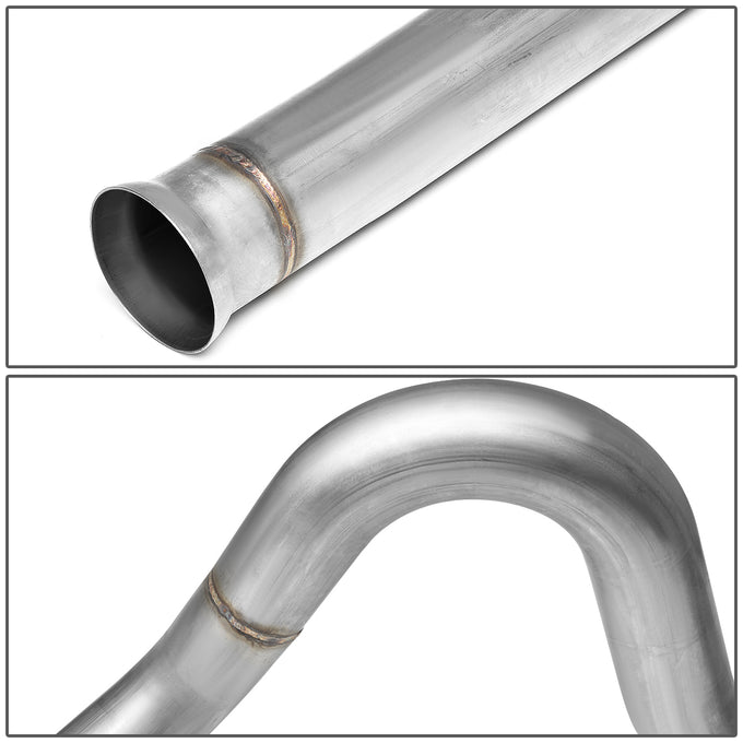 D-Motoring - 94-95 Ford Mustang 5.0L V8 Cat Back Exhaust System - 2.5 - Dual - Stainless Steel - 4