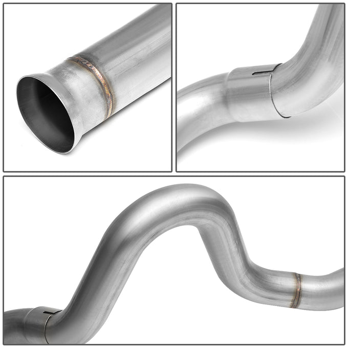 D-Motoring - 96-97 Ford Mustang 4.6L V8 Cat Back Exhaust System - 2.5 - Dual - Stainless Steel - 4