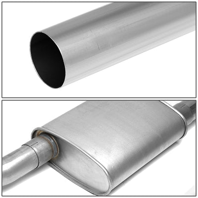 D-Motoring - 99-04 Ford Mustang 3.8L 3.9L V6 Cat Back Exhaust System - 2.5 - Dual - Stainless Steel - 3