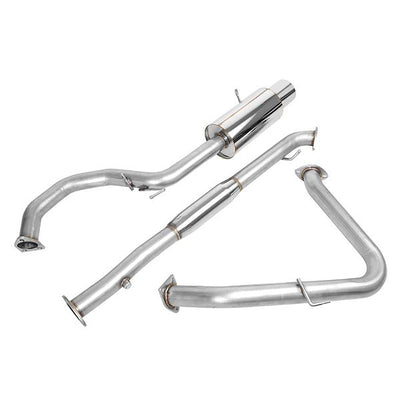 Catback Exhaust System w/4 in. OD Muffler Tip <br>99-03 Mitsubishi Galant 2.4L