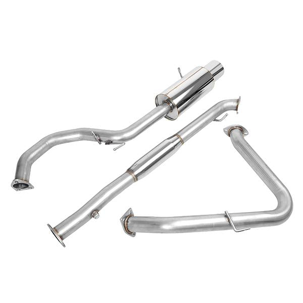 Catback Exhaust System w/4 in. OD Muffler Tip <br>99-03 Mitsubishi Galant 2.4L