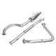 Catback Exhaust System w/4 in. OD Muffler Tip <br>99-03 Mitsubishi Galant 2.4L