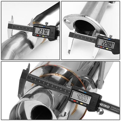 Catback Exhaust System w/4 in. OD Muffler Tip <br>99-03 Mitsubishi Galant 2.4L