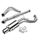 D-Motoring - Cat Back Exhaust System - W/ 4 Rolled Muffler Tip - Stainless Steel - 99-03 Mitsubishi Galant DS / ES / LS - 1
