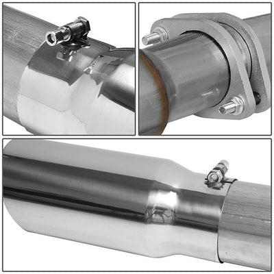 93-00 Chevy/Gmc C/K 6.5 Diesel Cat Back Exhaust System - 4Od - W/Tip - Aluminized Steel - 4
