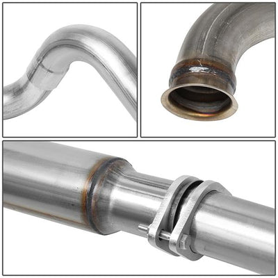 93-00 Chevy/Gmc C/K 6.5 Diesel Cat Back Exhaust System - 4Od - W/Tip - Aluminized Steel - 5