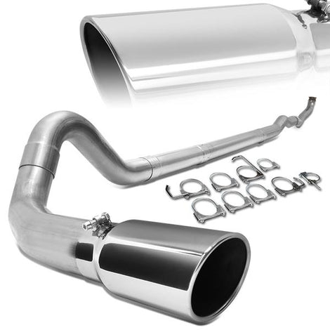 93-00 Chevy/Gmc C/K 6.5 Diesel Cat Back Exhaust System - 4Od - W/Tip - Aluminized Steel - 1