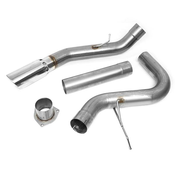 07-10 Silverado Sierra 6.6L Cat Back Exhaust System - 5Muffler Tip - Particulate Filter - Aluminized Steel - CBE-GMC25-003 - 6