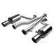 D-Motoring - Cat Back Exhaust System - W/ 4.5 Dual Muffler Tips - Stainless Steel - Lexus Gs300 / 400 / 430 - 1