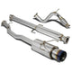 D-Motoring - Cat Back Exhaust System - W/ 4.5 Muffler Tip - Stainless Steel - 94-97 Honda Accord - 1
