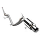 D-Motoring - Cat Back Exhaust System - W/ 4 Rolled Muffler Tip - Stainless Steel - 98-02 Honda Accord CG1-6 - 3