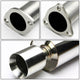 D-Motoring - Cat Back Exhaust System - W/ 4 Rolled Muffler Tip - Stainless Steel - 98-02 Honda Accord CG1-6 - 2