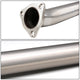 D-Motoring - Cat Back Exhaust System - W/ 4 Muffler Tip - Stainless Steel - 01-05 Honda Civic DX LX 2DR / 4DR - 4
