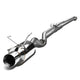 D-Motoring - Cat Back Exhaust System - W/ 4 Rolled Muffler Tip - Stainless Steel - 02-05 Honda Civic Si Hatchback EP3 - 3