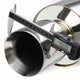 D-Motoring - Cat Back Exhaust System - W/ 4 Rolled Muffler Tip - Stainless Steel - 02-05 Honda Civic Si Hatchback EP3 - 5