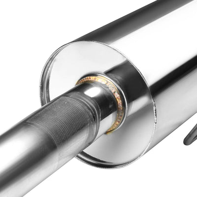 D-Motoring - Cat Back Exhaust System - W/ 4 Muffler Tip - Stainless Steel - 06-11 Honda Civic 2-Door / 4-Door EX / LX / DX Coupe & Sedan - 5