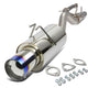 D-Motoring - Cat Back Exhaust System - W/ 4 Muffler Tip - Stainless Steel - 06-11 Civic SI FG2 - 1