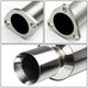 D-Motoring - Cat Back Exhaust System - W/ 4 Rolled Muffler Tip - Stainless Steel - 92-00 Honda Civic 2- / 4-Door - 2