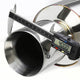 D-Motoring - Cat Back Exhaust System - W/ 4 Rolled Muffler Tip - Stainless Steel - 92-00 Honda Civic 2- / 4-Door - 4