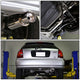 D-Motoring - Cat Back Exhaust System - W/ 4.5 Muffler Tip - Stainless Steel - 96-00 Honda Civic 3-Door Hatchback - 4
